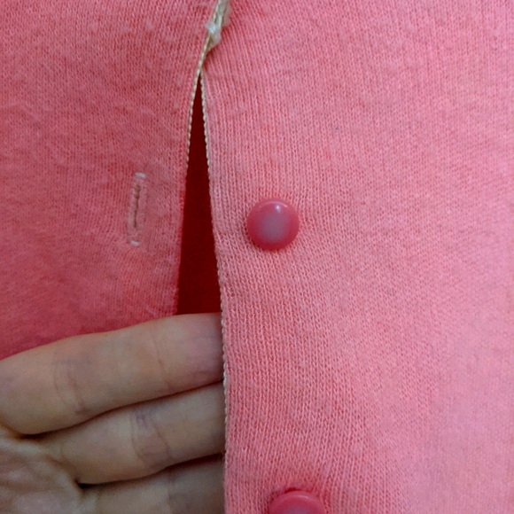 Vintage Pink Cardigan - Picture 2 of 6